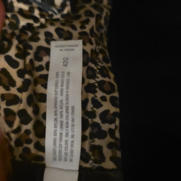 Auden Leopard Print Bra 42G - Picture 4 of 4